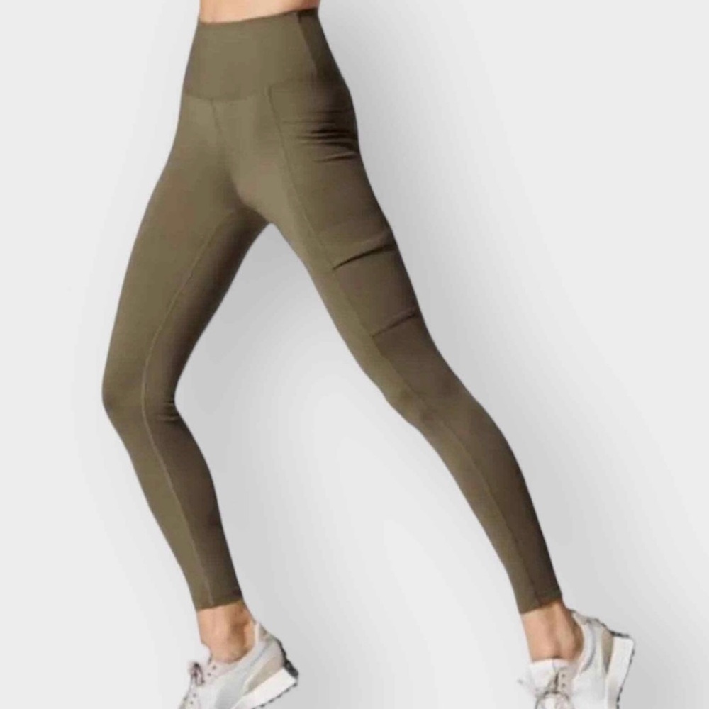 Carbon38 Utility Cargo Green High Rise Full Lengt… - image 3